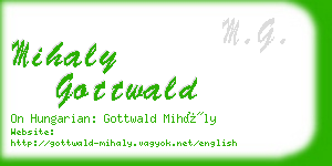 mihaly gottwald business card